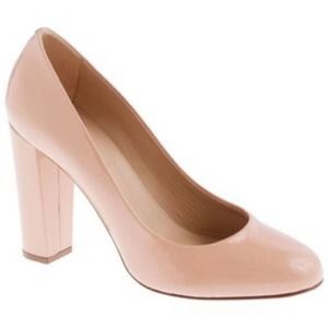 J. Crew Etta Patent Leather Pumps Apricot Mist